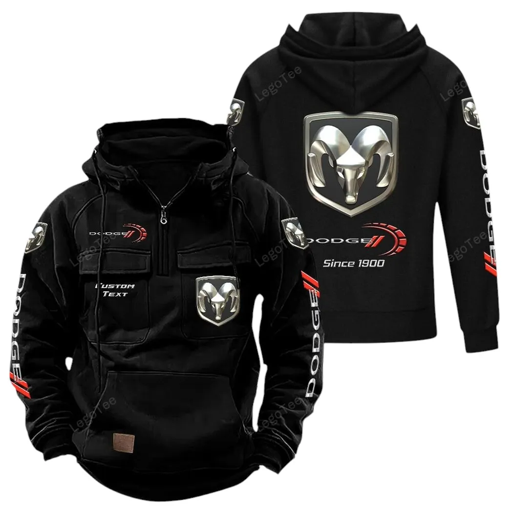 Car Fans Gift Tactical Quarter Zip Hoodie, Hoodie All Over Print For Car Lovers - Black CAR96021425713-2