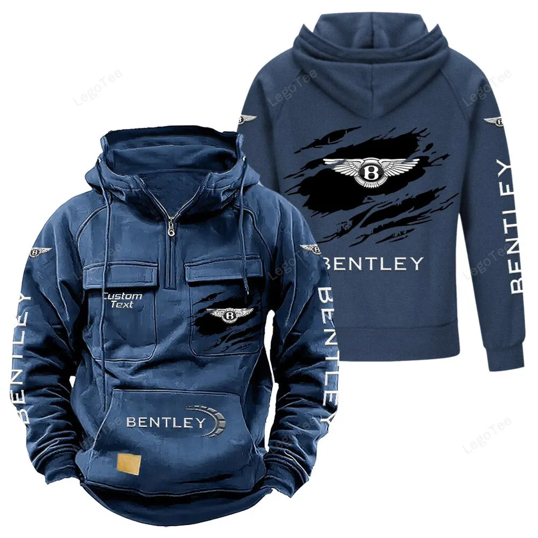 Car Fans Gift Tactical Quarter Zip Hoodie, Hoodie All Over Print For Car Lovers - Dark Blue CAR122021425070-3