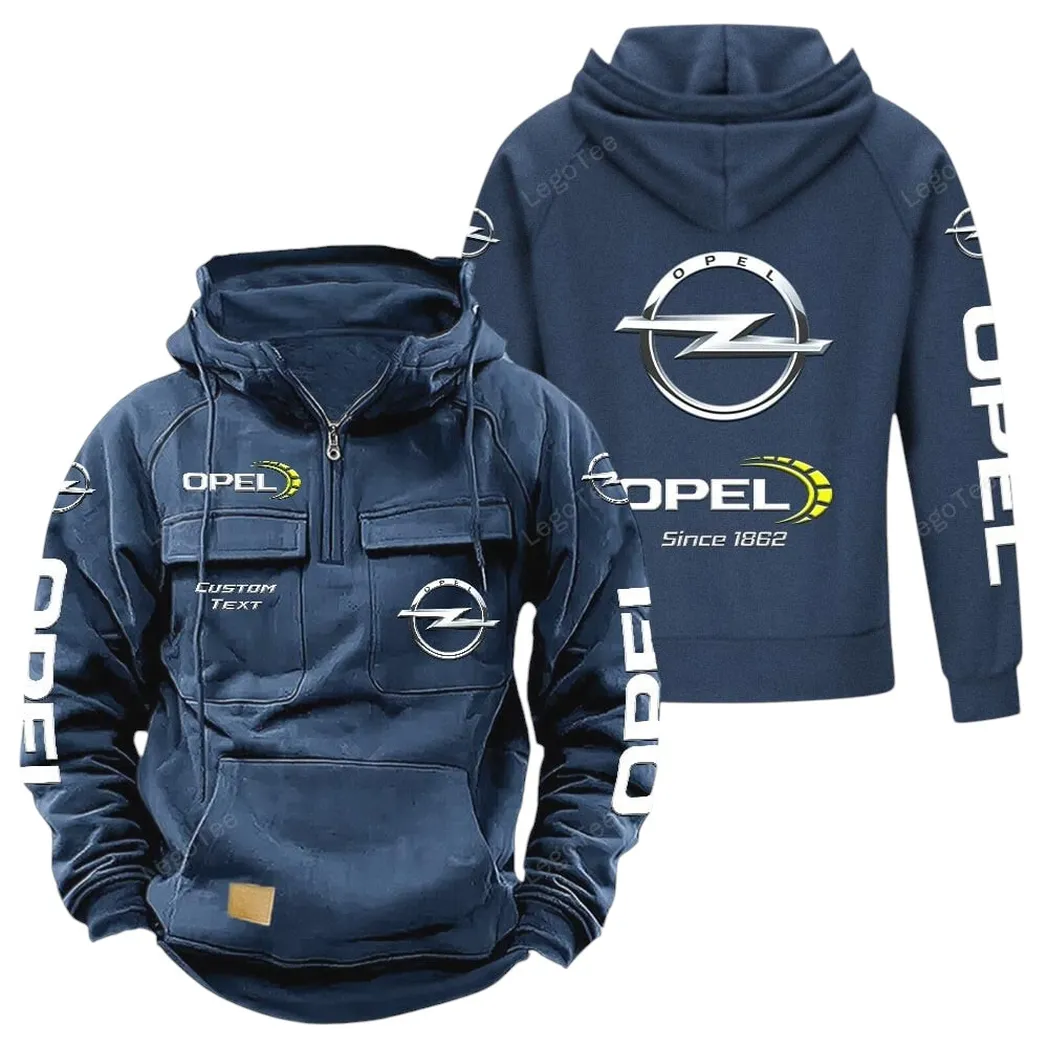 Car Fans Gift Tactical Quarter Zip Hoodie, Hoodie All Over Print For Car Lovers - Dark Blue CAR96021425697-3