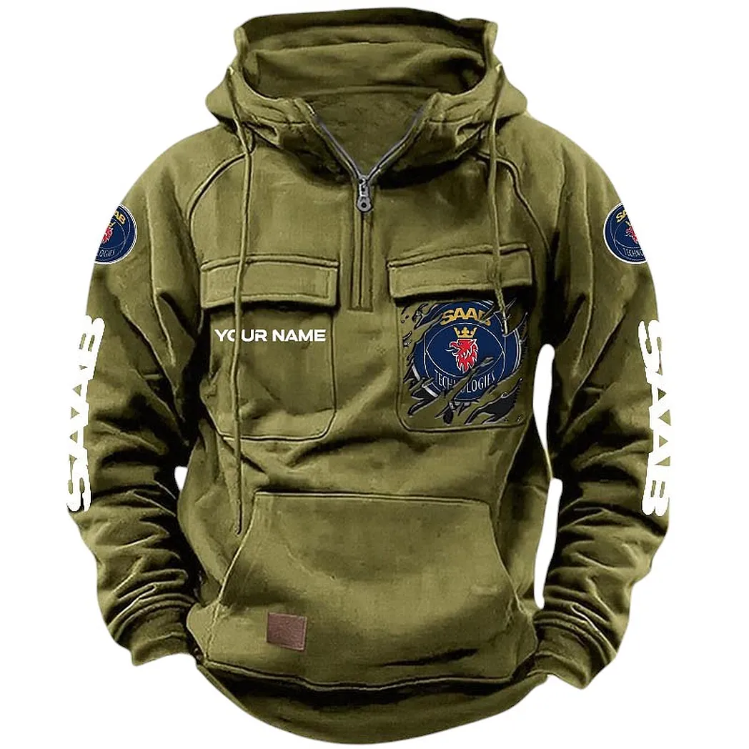 Car Fans Gift Tactical Quarter Zip Hoodie, Hoodie All Over Print For Car Lovers CAR164022425165 - Army Green