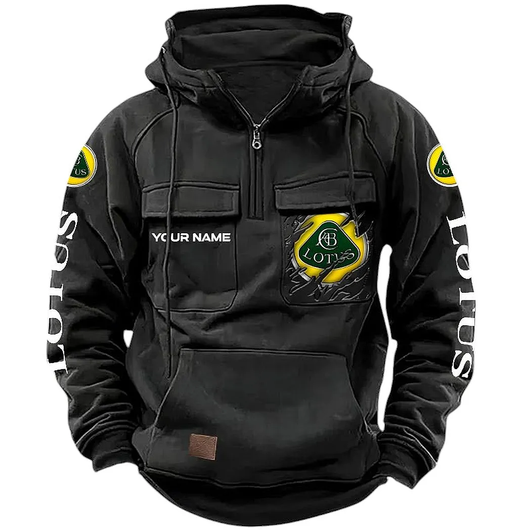 Car Fans Gift Tactical Quarter Zip Hoodie, Hoodie All Over Print For Car Lovers CAR164022425184 - Black