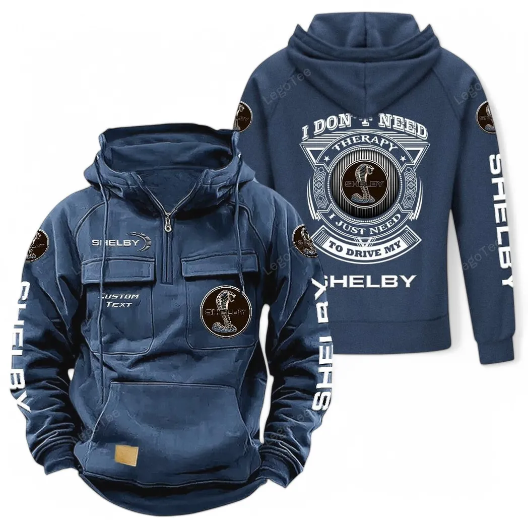 Car Fans Gift Tactical Quarter Zip Hoodie, Hoodie All Over Print For Car Owner CAR106021525039 - Dark Blue