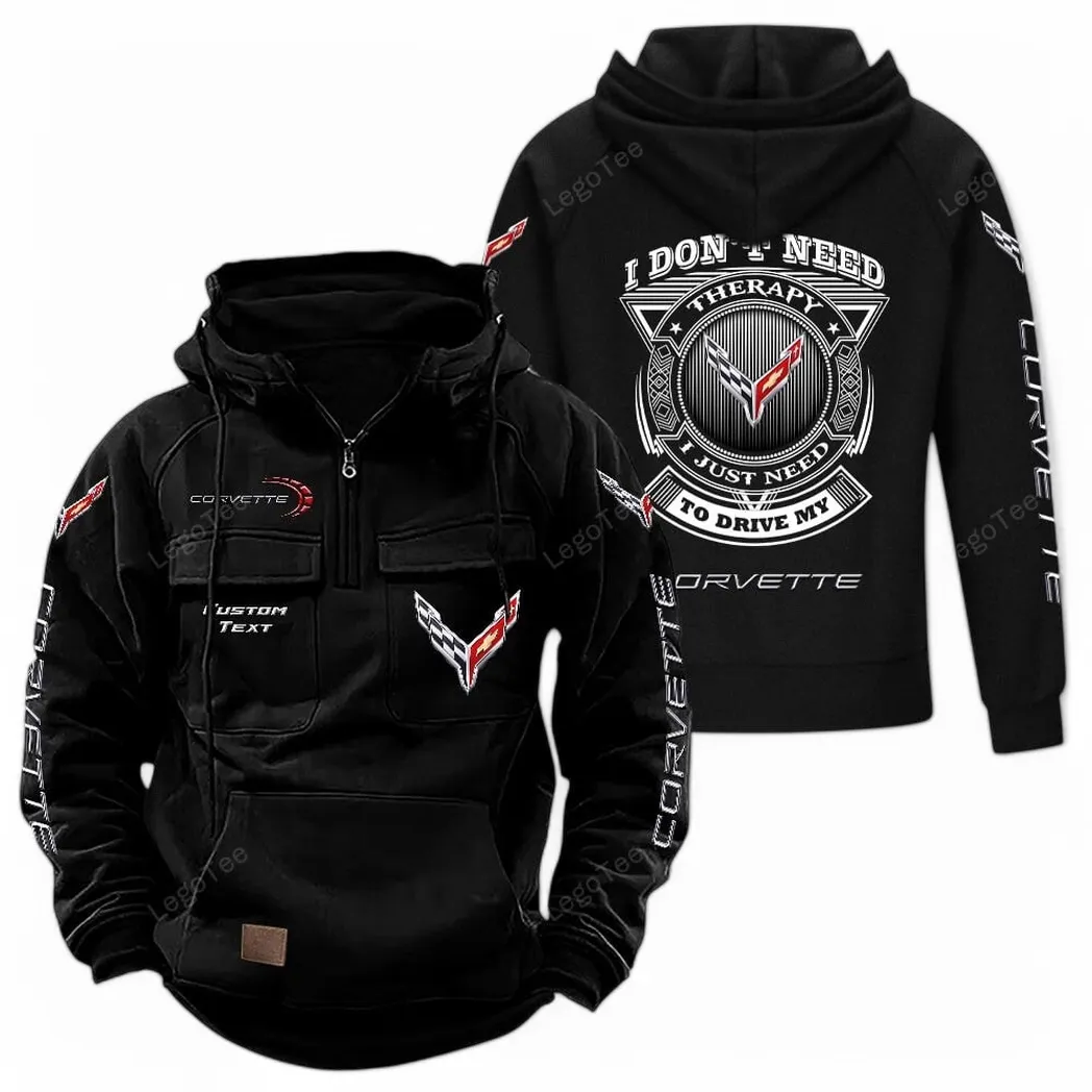 Car Fans Gift Tactical Quarter Zip Hoodie, Hoodie All Over Print For Car Owner CAR106021525055 - Black