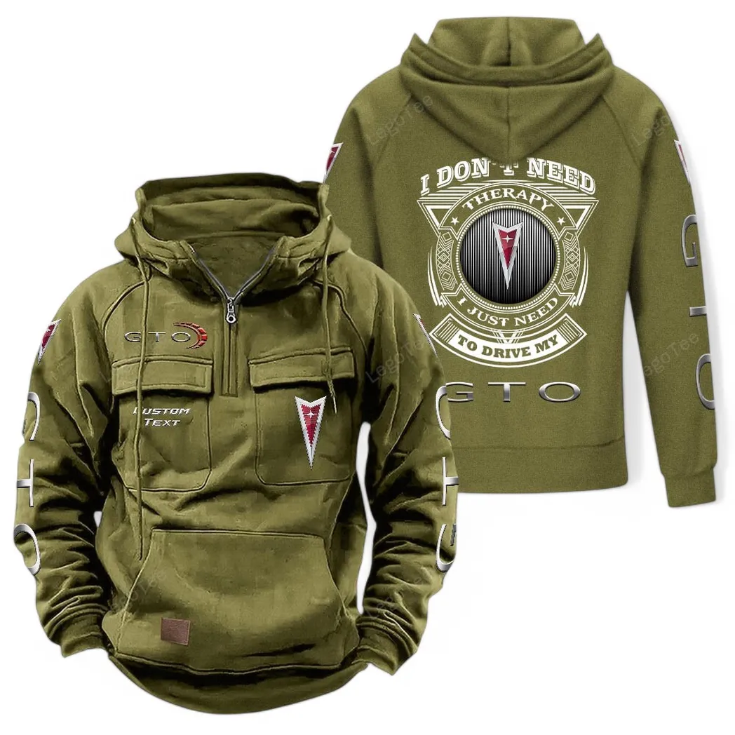 Car Fans Gift Tactical Quarter Zip Hoodie, Hoodie All Over Print For Car Owner CAR106021525077 - Army Green