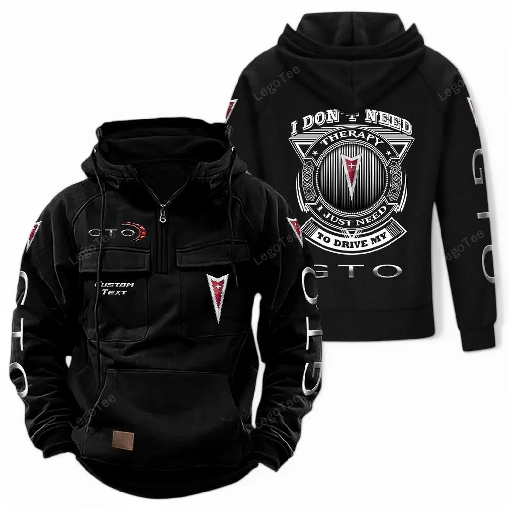 Car Fans Gift Tactical Quarter Zip Hoodie, Hoodie All Over Print For Car Owner CAR106021525077 - Black