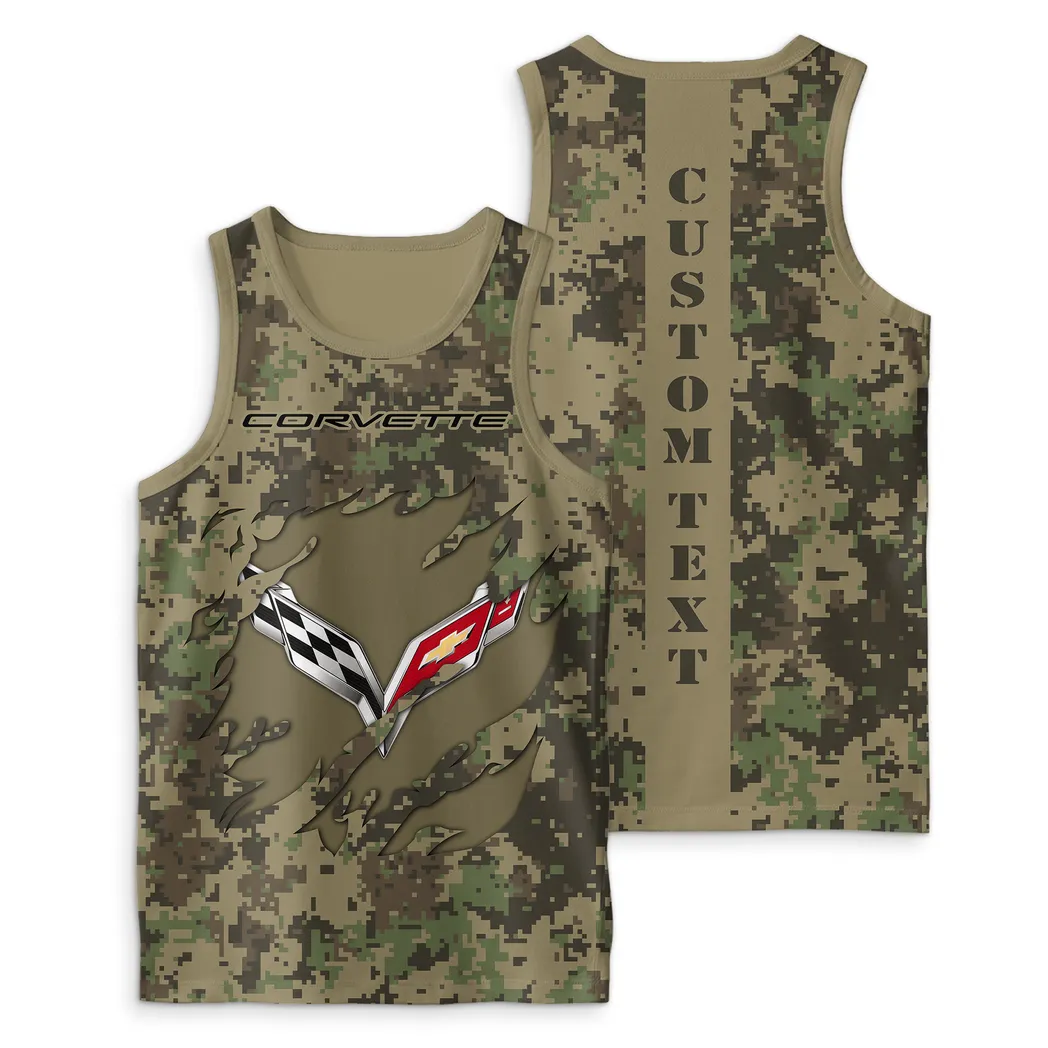 Car Fans Gift Tank Top, Sleeveless Shirt All Over Print Gift For Auto Enthusiasts, Custom Name CCTT1904052025