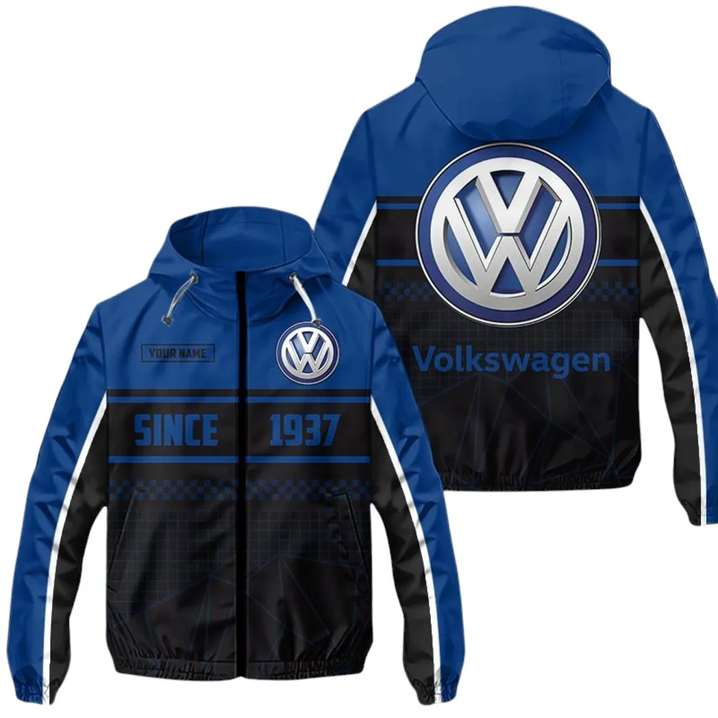 Car Fans Gift Windbreaker Jacket, Jacket All Over Print For Car Fan CAR305031825235 - Blue