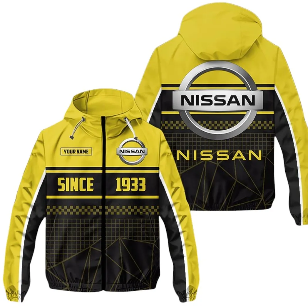 Car Fans Gift Windbreaker Jacket, Jacket All Over Print For Car Fan CAR305031825238 - Yellow