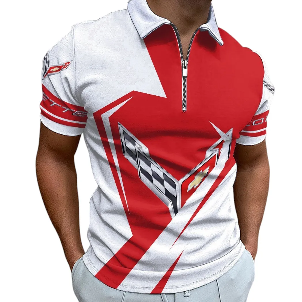 Car Fans Gift Zipper Polo Shirt, Polo Shirt All Over Print For Car Lovers CAR3202122530