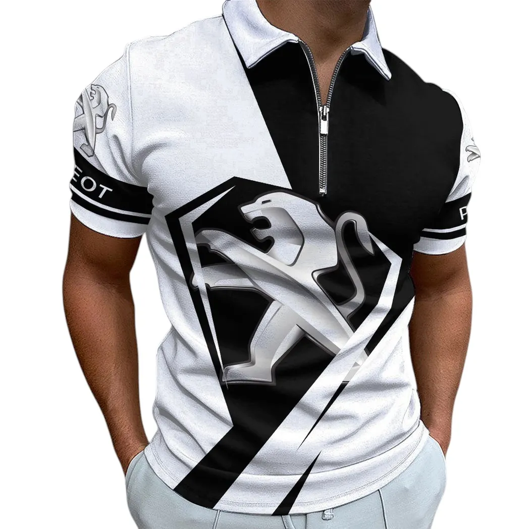 Car Fans Gift Zipper Polo Shirt, Polo Shirt All Over Print For Car Lovers CAR3202122554