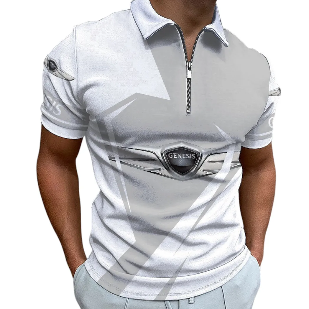 Car Fans Gift Zipper Polo Shirt, Polo Shirt All Over Print For Car Lovers CAR3202122566