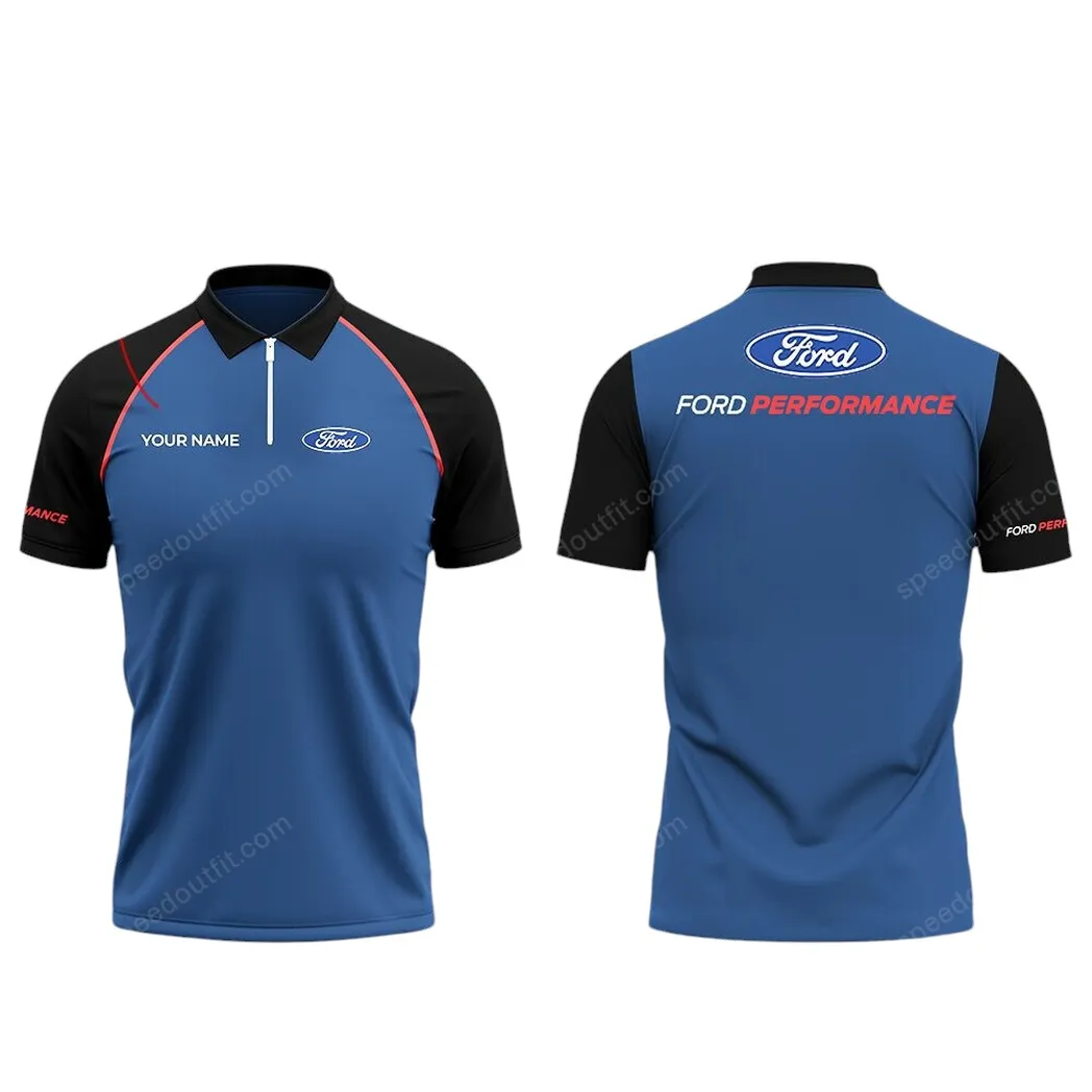 Car Fans Gift Zipper Polo Shirt, Polo Shirt All Over Print For Car Lovers, Custom Name CAR93031025246