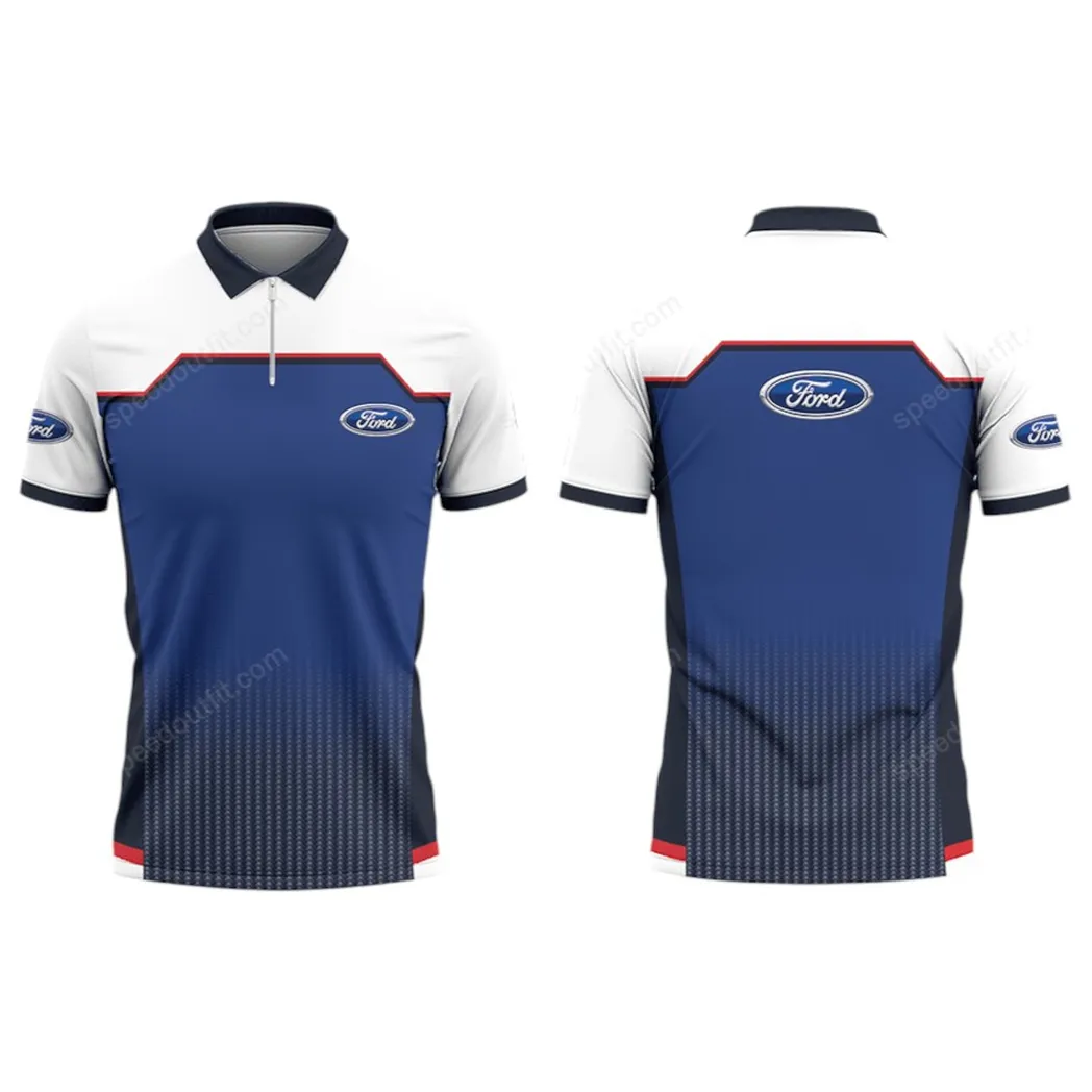 Car Fans Gift Zipper Polo Shirt, Polo Shirt All Over Print For Car Lovers, Custom Name CAR93031025319