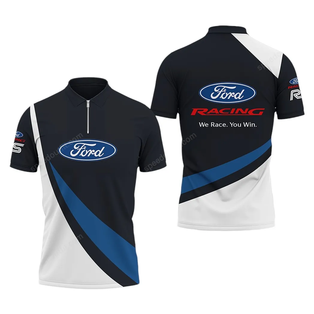 Car Fans Gift Zipper Polo Shirt, Polo Shirt All Over Print For Car Lovers, Custom Name CAR93031025320
