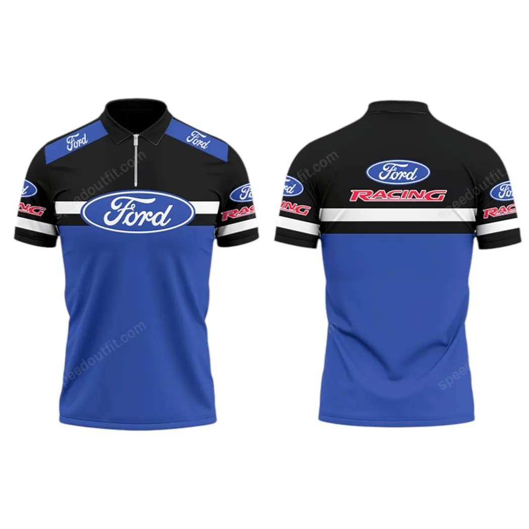 Car Fans Gift Zipper Polo Shirt, Polo Shirt All Over Print For Car Lovers, Custom Name CAR93031025322