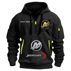 Car Half Zip Hoodie CAR113021425853, Best Gift for Him, Husband, Boyfriend - Black