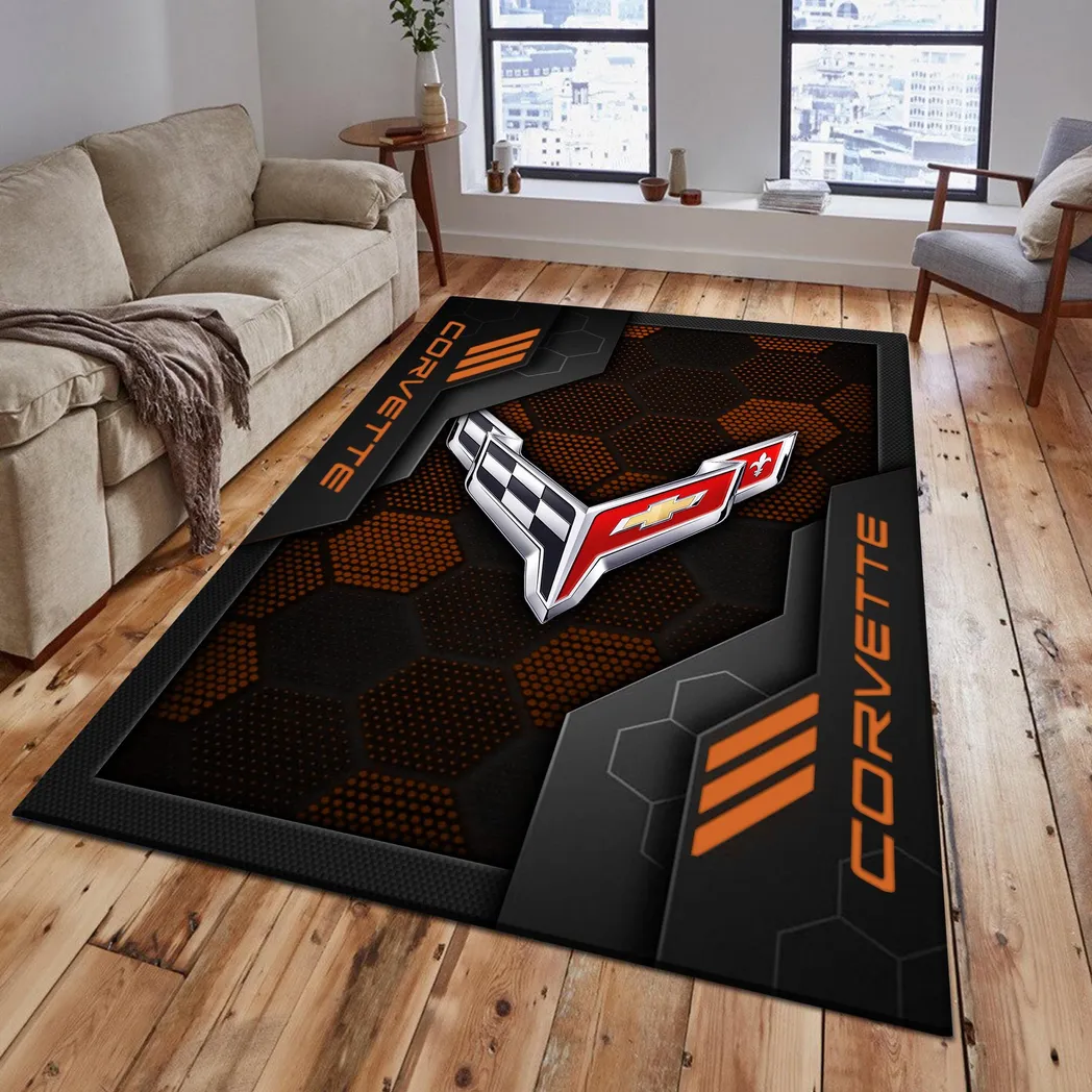 Car Lovers Gift Rug, Carpet All Over Print Gift For Car Fan CAR182031525006 - Orange
