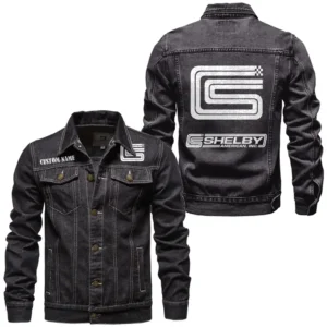 Car Fans Gift Denim Jacket, Denim Jacket All Over Print Gift For Car Enthusiasts CAR1901132070 - Black