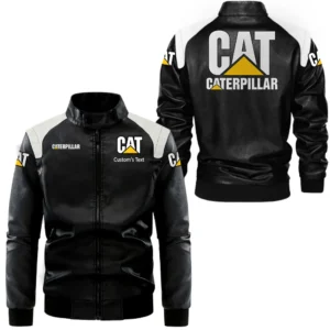Car Fans Gift Leather Jacket, Black and White Leather Jacket For Car Enthusiasts CAR0801062093