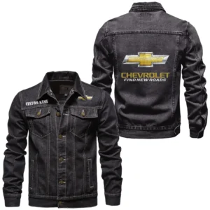 Car Fans Gift Denim Jacket, Denim Jacket All Over Print Gift For Car Enthusiasts CAR1901132073 - Black