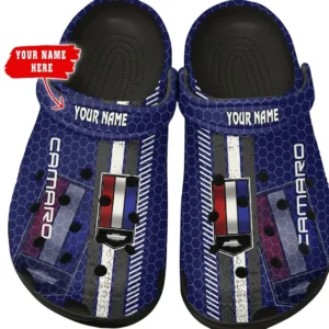 Car Fans Gift Crocs, Clogs All Over Print Gift For Car Owner, Custom Name CAR82022025573 - Black