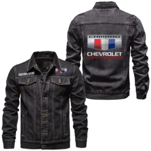 Car Fans Gift Denim Jacket, Denim Jacket All Over Print Gift For Car Enthusiasts CAR1901132074 - Black