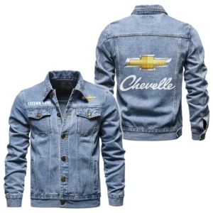Car Fans Gift Denim Jacket, Denim Jacket All Over Print Gift For Car Enthusiasts CAR1901132075 - Light Blue
