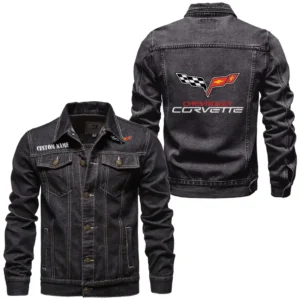 Car Fans Gift Denim Jacket, Denim Jacket All Over Print Gift For Car Enthusiasts CAR1901132077 - Black