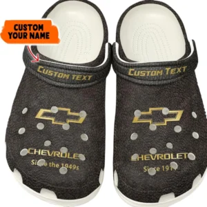 Car Fans Gift Crocs, Clogs All Over Print Gift For Car Owner, Custom Name - Brown CAR141021225674-2
