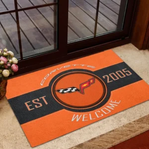 Speed Car Fans Gift Doormat, Welcome Mat All Over Print For Speed Car Owner CAR16902262512 - Orange