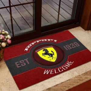 Sport Car Fans Gift Doormat, Welcome Mat All Over Print For Sport Car Owner CAR16902262520 - Red