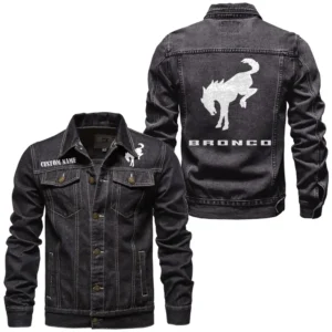 Car Fans Gift Denim Jacket, Denim Jacket All Over Print Gift For Car Enthusiasts CAR1901132109 - Black
