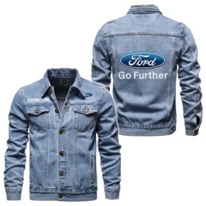 Car Fans Gift Denim Jacket, Denim Jacket All Over Print Gift For Car Enthusiasts CAR1901132112 - Light Blue