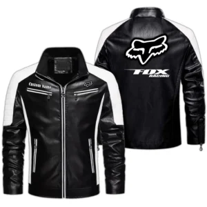 Car Fans Gift Men's PU Leather Jacket, Leather Jacket Custom Name For Auto Enthusiasts  CAR0401022149 - Black