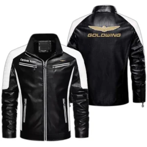 Car Fans Gift Men's PU Leather Jacket, Leather Jacket Custom Name For Auto Enthusiasts  CAR0401022154 - Black