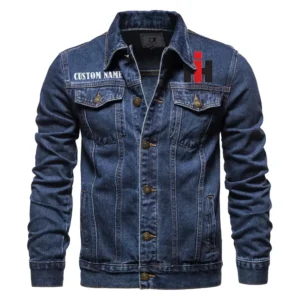 Truck Fans Gift Denim Jacket, Denim Jacket All Over Print Gift For Car Enthusiasts CAR1901132148 - Dark Blue