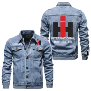 Truck Fans Gift Denim Jacket, Denim Jacket All Over Print Gift For Car Enthusiasts CAR1901132148 - Light Blue