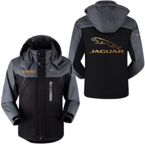 Car Fans Gift Outdoor Charging Suit, Hooded Fleece Long Jacket Exclusive Logo For Car Enthusiants, Custom Name HFLJ0112312065 - Black