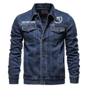 Car Fans Gift Denim Jacket, Denim Jacket All Over Print Gift For Car Enthusiasts CAR1901132152 - Dark Blue