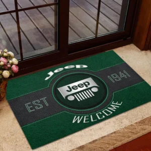 Truck Fans Gift Doormat, Welcome Mat All Over Print For Truck Owner CAR16902262531 - Green