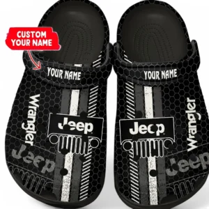 Truck Fans Gift Crocs, Clogs All Over Print Gift For Truck Owner, Custom Name CAR82022025609 - Black