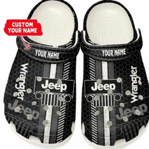 Truck Fans Gift Crocs, Clogs All Over Print Gift For Truck Owner, Custom Name CAR82022025609 - White