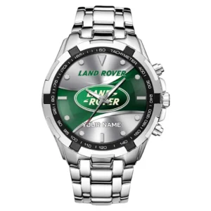 Truck Fans Gift Steel Watches, Men Watch All Over Print Gift For Truck Lovers, Custom Name - Silver CAR0402112536-3