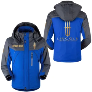 Car Fans Gift Outdoor Charging Suit, Hooded Fleece Long Jacket Exclusive Logo For Car Enthusiants, Custom Name HFLJ0112312089 - Blue
