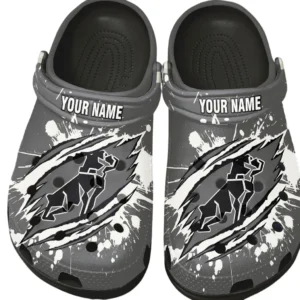 Truck Fans Gift Crocs, Clogs All Over Print Gift For Truck Owner, Custom Name CAR15303042516 - Black