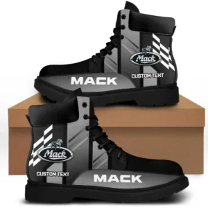 Truck Owner Gift All-Season Boots, Lace Up Boots All Over Print Gift For Car Fan CAR0301152214