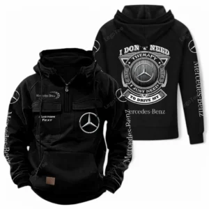 Car Fans Gift Tactical Quarter Zip Hoodie, Hoodie All Over Print For Car Owner CAR106021525001 - Black