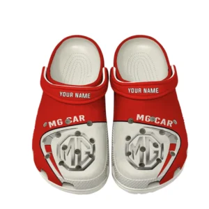 Car Fans Gift Crocs, Clogs All Over Print Gift For Car Owner, Custom Name CAR16802262543 - White