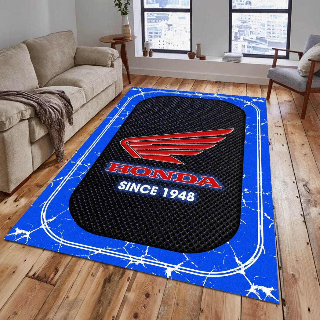 Motorcycle Fans Gift Rug, Carpet All Over Print Gift For Motorcycle Lovers CAR15203142531 - Blue