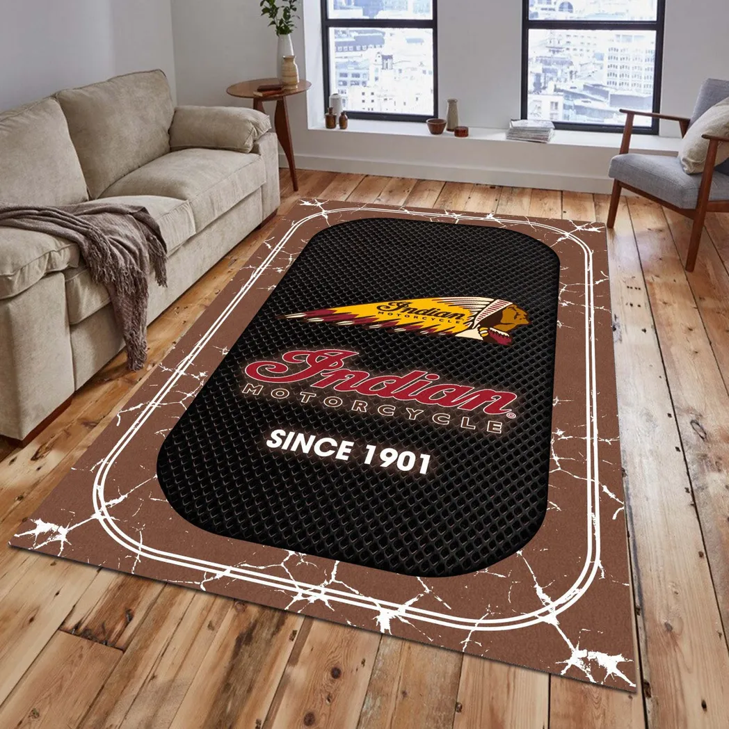 Motorcycle Fans Gift Rug, Carpet All Over Print Gift For Motorcycle Lovers CAR15203142536 - Brown